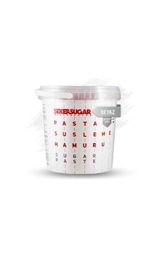 Şeker & Sugar Şeker Hamuru 1 Kg Beyaz