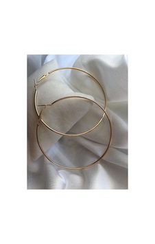 Modern Moda Büyük Boy Gold Halka Küpe Goldbyk Modern Moda Büyük Boy Gold Halka Küpe Goldbyk