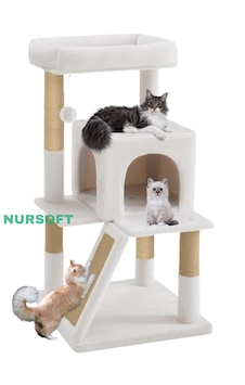 Nursoft Teraslı Dekoratif Kedi Tırmalama Evi - 0091 Nursoft Teraslı Dekoratif Kedi Tırmalama Evi - 0091