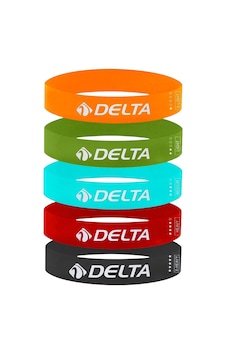 Delta Aerobik Bandı 5'li Set Çok Renkli