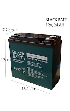 Blackbatt 12 V 24 Ah Jel Akü 2026 Mayıs Ayı Taze