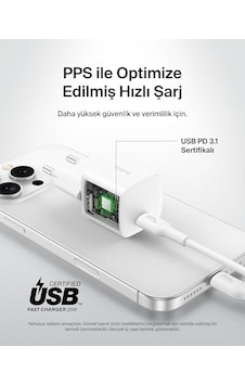 Usb-c Fiş 25 W - Usb-c Telefon Şarj Cihazı, 16, 15 Plus, Pro, Pro Max, İpad, Galaxy S25, 9, Switch Ve Fazlası İçin Pd 3.0 Pps Hızlı Şarj Cihazı, Beyaz Usb-c Fiş 25 W - Usb-c Telefon Şarj Cihazı, 16, 15 Plus, Pro, Pro Max, İpad, Galaxy S25, 9, Switch Ve Fazlası İçin Pd 3.0 Pps Hızlı Şarj Cihazı, Beyaz