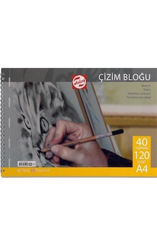 Talens Çizim Bloğu 120 G A4 40Yp Spiralli