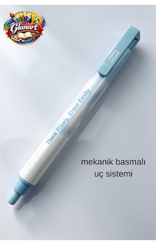 Mekanik Basmalı Kalem Tipi Silgi 1 Adet - Mavi Mekanik Basmalı Kalem Tipi Silgi 1 Adet - Mavi