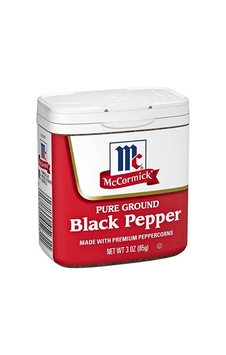 McCormick Pure Ground Black Pepper 3 Oz 85 G