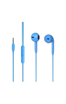 Art Eh104bl 3.5 Mm Jacklı Kablolu Kulak İçi Mikrofonlu Kulaklık Mavi Lab