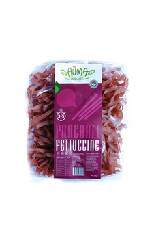 Hüma Organik Pancarlı Fettuccine 250 G