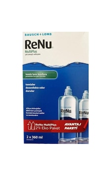 Renu Multiplus Çok Amaçlı Solüsyon Eko Paket 2x360ml Renu Multiplus Çok Amaçlı Solüsyon Eko Paket 2x360ml
