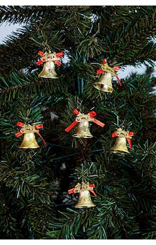 Waldern Yılbaşı 6lı Merry Christmas Çan Süs 5cm Waldern Yılbaşı 6lı Merry Christmas Çan Süs 5cm