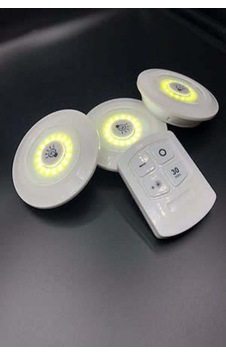 3lü Uzaktan Kumandalı Yapışkanlı Kablosuz Led Spot Lambalar- Diğer 3lü Uzaktan Kumandalı Yapışkanlı Kablosuz Led Spot Lambalar- Diğer