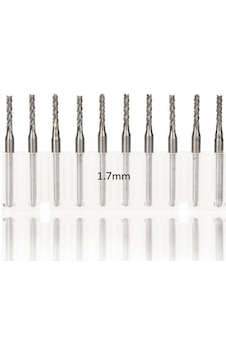 Tungsten Karbür PCB Kesme CNC Freze Ahşap İşleme 1.7mm 10 Adet Tungsten Karbür PCB Kesme CNC Freze Ahşap İşleme 1.7mm 10 Adet