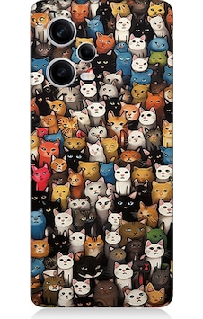 Xiaomi Redmi Note 12 Pro 5g Uyumlu Silikon Kılıf Sevimli Komik Kedi Suratları Xiaomi Redmi Note 12 Pro 5g Uyumlu Silikon Kılıf Sevimli Komik Kedi Suratları