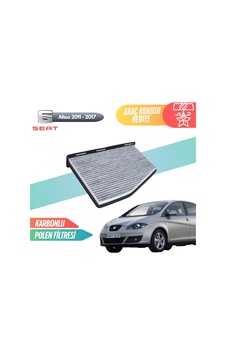Seat Altea 2006-2010 Model Karbonlu Polen Klima Filtresi Seat Altea 2006-2010 Model Karbonlu Polen Klima Filtresi