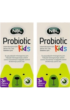 Nbl Probiotic Kids 30 Çiğneme Tableti 2 Adet Nbl Probiotic Kids 30 Çiğneme Tableti 2 Adet