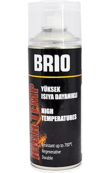 Brio Sprey Boya Transparan Yüksek Isıya Dayanıklı 400 Ml Brio Sprey Boya Transparan Yüksek Isıya Dayanıklı 400 Ml