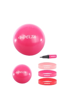 Delta- 85 cm-25 cm Pilates Topu 3'lü Squat Bandı Egzersiz Direnç Lastiği Pilates Topu Pompası Seti Delta- 85 cm-25 cm Pilates Topu 3'lü Squat Bandı Egzersiz Direnç Lastiği Pilates Topu Pompası Seti