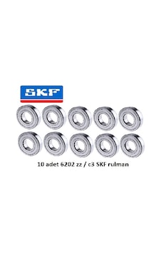 10 Adet Skf 6202 2z / C3 Rulman Made İn İtaly 10 Adet Skf 6202 2z / C3 Rulman Made İn İtaly