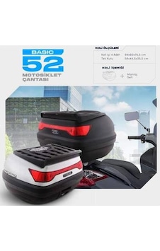 Wogen 52 Litre Basic Motosiklet Çantası - Beyaz - 1402 002 Beyaz Wogen 52 Litre Basic Motosiklet Çantası - Beyaz - 1402 002 Beyaz