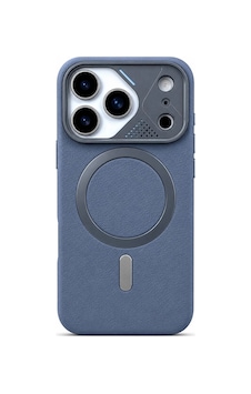 Apple iPhone 17 Pro Max Uyumlu İçi Kadife Magsafe Vegan Deri Kılıf Nut Serisi Gri Apple iPhone 17 Pro Max Uyumlu İçi Kadife Magsafe Vegan Deri Kılıf Nut Serisi Gri