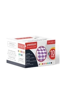 Tanex Nokta Etiket 10mm 1cm 5000li Mor - 2 Adet Tanex Nokta Etiket 10mm 1cm 5000li Mor - 2 Adet