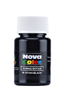 Nova Color Kumaş Boyası Siyah 30Cc