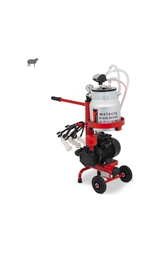 Melasty Micro İkili Koyun Süt Sağma Makinesi Alüminyum Güğüm - Silikon Memelik Kuru Pompa Melasty Micro İkili Koyun Süt Sağma Makinesi Alüminyum Güğüm - Silikon Memelik Kuru Pompa
