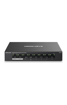 Mercusys MS108GP 7 Port 10-100-1000 Mbps Poe+ Metal Kasa Switch Mercusys MS108GP 7 Port 10-100-1000 Mbps Poe+ Metal Kasa Switch