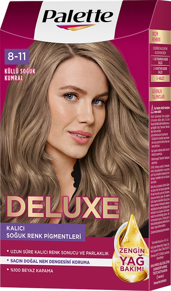 Palette Deluxe 8-11 Küllü Soğuk Kumral Palette Deluxe 8-11 Küllü Soğuk Kumral