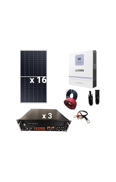 9440 Watt Lityum Akülü Konfor Ev Sistemi