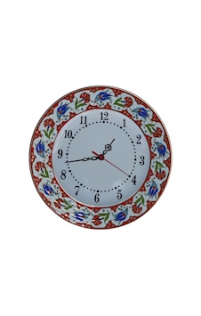Armada Çini Prt 65 25 Cm Kırmızı Altın Yaldızlı Lale Karanfil Des Armada Çini Prt 65 25 Cm Kırmızı Altın Yaldızlı Lale Karanfil Des
