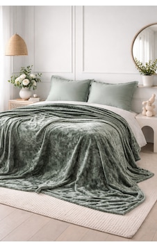 Bedline Moon Wellsoft Battaniye 200x220 Yeşil Bedline Moon Wellsoft Battaniye 200x220 Yeşil
