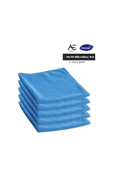 Solare Microjet Mikrofiber Temizlik Bezi Mavi 5'li 40 x 40 CM Solare Microjet Mikrofiber Temizlik Bezi Mavi 5'li 40 x 40 CM