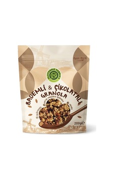 4 Adet Glutensiz Fabrika Bademli & Çikolatalı Karabuğday Granola 200 G 4 Adet Glutensiz Fabrika Bademli & Çikolatalı Karabuğday Granola 200 G