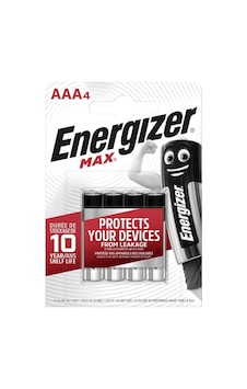 Energizer Alkalin Max Aaa İnce Kalem Pil 4'lü Paket-139 Energizer Alkalin Max Aaa İnce Kalem Pil 4'lü Paket-139
