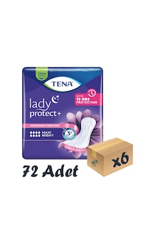 Lady Maxi Night 8 Damla Kadın Mesane Pedi 6 x 12'li Lady Maxi Night 8 Damla Kadın Mesane Pedi 6 x 12'li