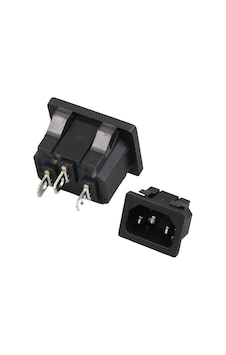 Ic-212b C14 Power Soket Erkek Kulaksız As-04