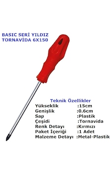 Koçtaş Basic Serisi Yıldız Tornavida 6x150