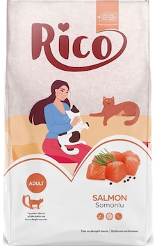 Rico Somonlu Yetişkin Kedi Maması 15 KG Rico Somonlu Yetişkin Kedi Maması 15 KG