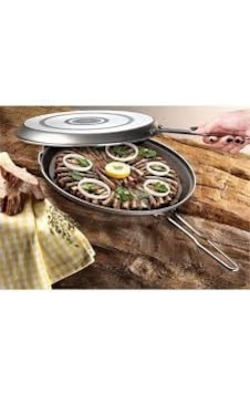 Cem Pratiko İkiz Börek Balık Tavası 32 CM Çift Taraflı Tava Cem Pratiko İkiz Börek Balık Tavası 32 CM Çift Taraflı Tava