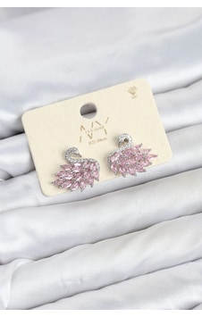 Mey İthalat Pembe Zirkon Taşlı Gümüş Swan Kuğu Model Kadın Küpe Diğer Mey İthalat Pembe Zirkon Taşlı Gümüş Swan Kuğu Model Kadın Küpe Diğer