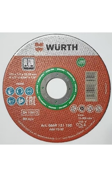 Würth Kesme Taşı 115 X 1,0mm 25' Li Würth Kesme Taşı 115 X 1,0mm 25' Li