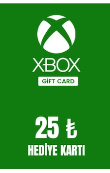 Xbox Live Hediye Kartı 25 Tl Xbox Live Hediye Kartı 25 Tl