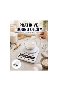 Pratik Ve Şık Tasarımıyla Dijital Mutfak Tartısı Yeni Nesil - Hs08375446-8953 Diğer