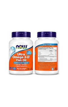 Now Foods, Ultra Omega 3-d Fish Oil Epa Dha Vitamin D3 Cardiovascular Support 180 Fish Softgels Now Foods, Ultra Omega 3-d Fish Oil Epa Dha Vitamin D3 Cardiovascular Support 180 Fish Softgels