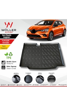 Renault Clio 5 Uyumlu Bagaj Havuzu 2019 Sonrası 3d Ultraflex Esnek