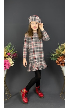 Mnk Baby & Kids Kız Çocuk Şapkalı Kışlık Uzun Kol Elbise Mnk0412 Gri Mnk Baby & Kids Kız Çocuk Şapkalı Kışlık Uzun Kol Elbise Mnk0412 Gri