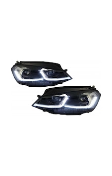 Autogp Vw Golf 7.5 J Led Ön Far Lambası Takımı Silver 2016+ Autogp Vw Golf 7.5 J Led Ön Far Lambası Takımı Silver 2016+