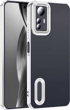 Xiaomi Redmi Note 12s Kılıf Kamera Korumalı Logo Gösteren Zore Omega Kapak