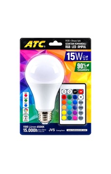 Kumandalı - Rgb 15w 90w - E27 Led Ampul 1100lm 15000 Saat Ömür 5570 Diğer Kumandalı - Rgb 15w 90w - E27 Led Ampul 1100lm 15000 Saat Ömür 5570 Diğer