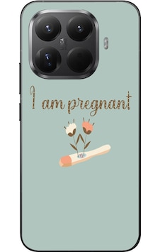 Xiaomi Mi 15t Pro Uyumlu I'm Pregnant Baskılı Silikon Kılıf Renkli Xiaomi Mi 15t Pro Uyumlu I'm Pregnant Baskılı Silikon Kılıf Renkli